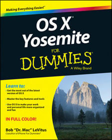 OS X Yosemite For Dummies book cover