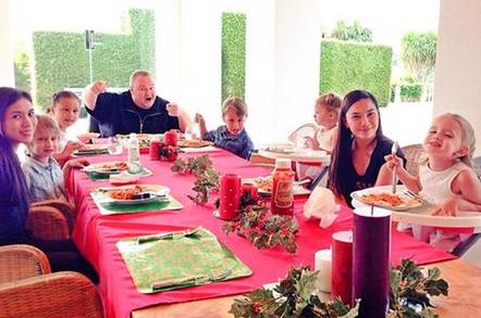 Kim Dotcom at Christmas