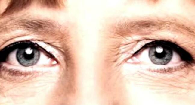 Angela Merkel's eyes