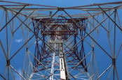 Cell tower, view from below. Image by Shutterstock.com 