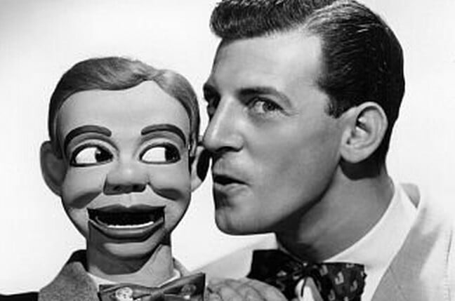 Paul Winchell and dummy