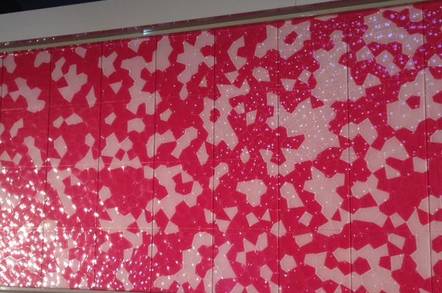 E Ink's color-changing wall