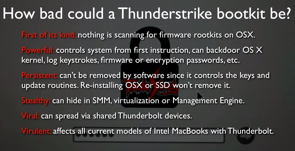 How bad is Thunderstrike?