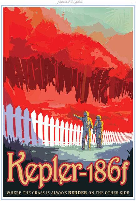 Visit Kepler poster by NASA