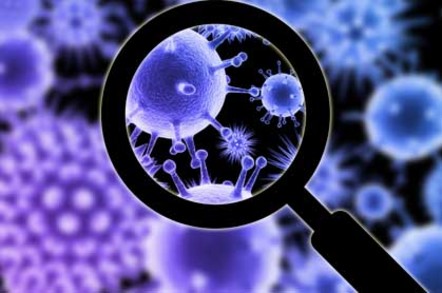 Close-up of the flu virus (artist's impression) - Shutterstock