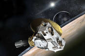 New Horizons spacecraft approaching Pluto