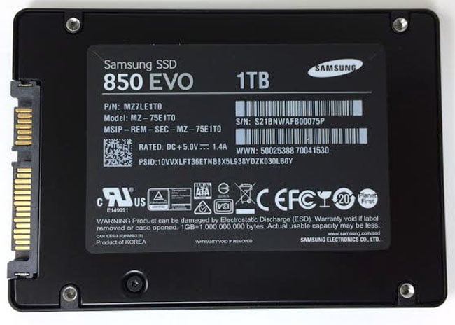 Установка ssd samsung 850 evo