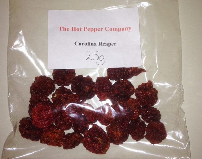 Carolina Reaper chillis