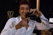 Tony Montana on the phone in Scarface
