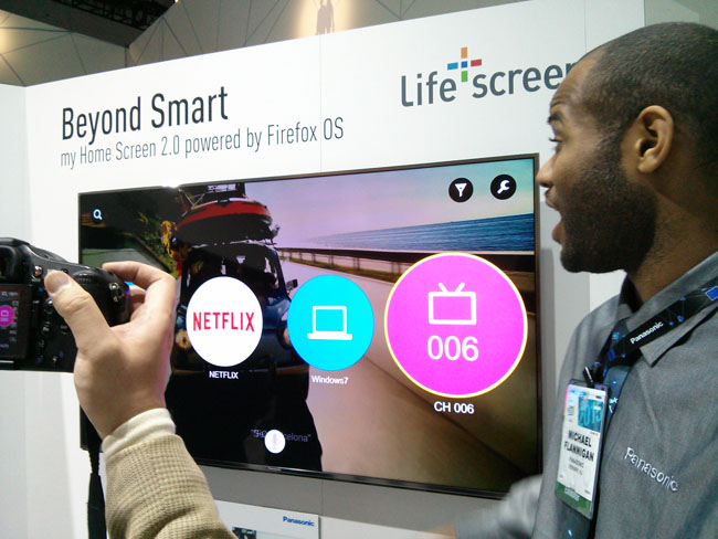 Panasonic Firefox TV UI