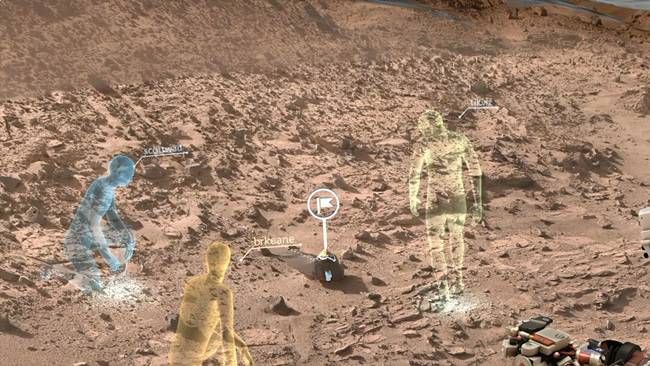 HoloLens on Mars