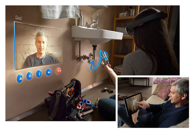 HoloLens Skype