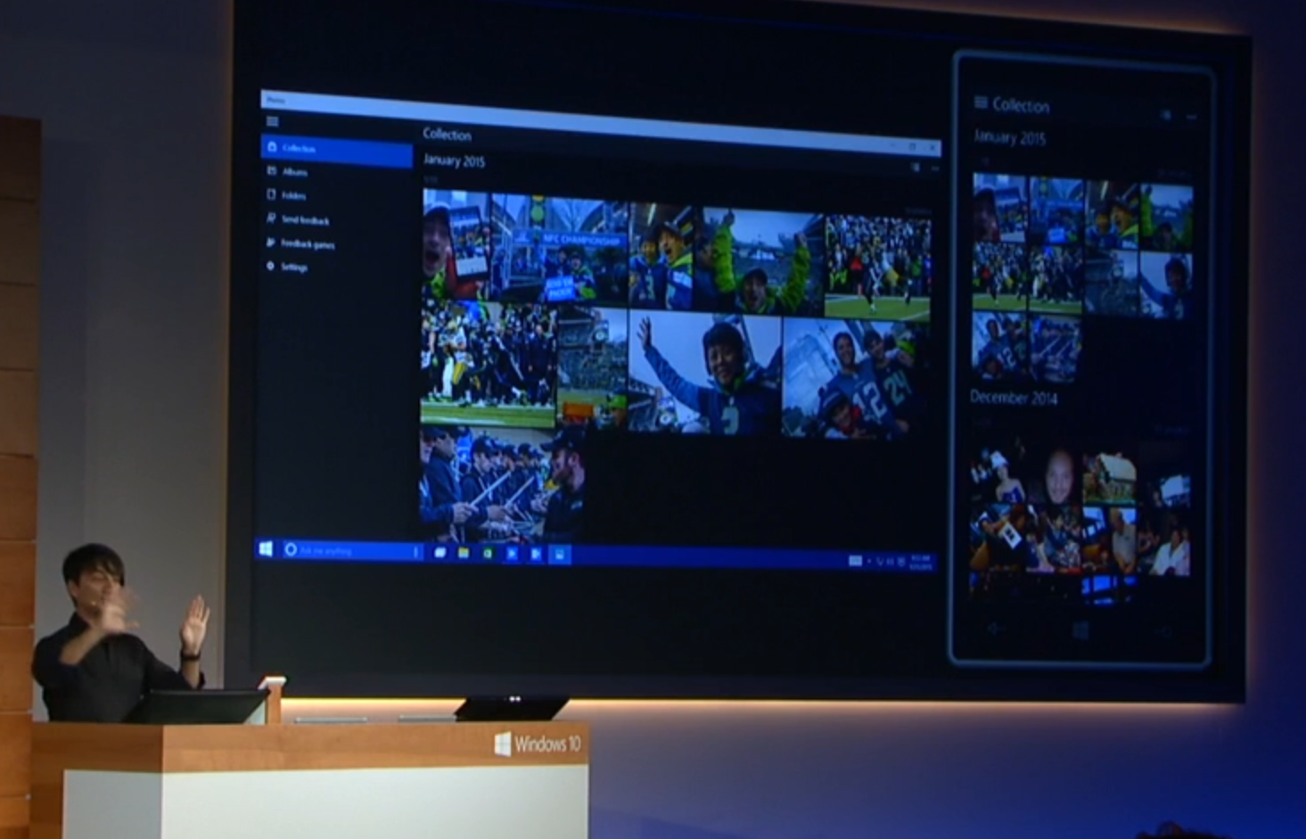 The Windows 10 universal photo app