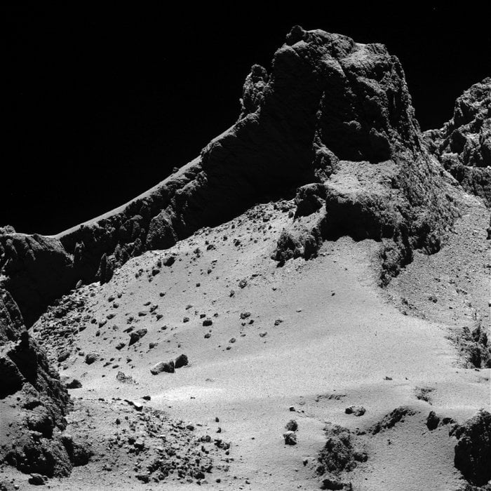 Comet 67P closeup