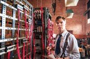 Alan Turing (Benedict Cumberbatch) and the Bombe machine