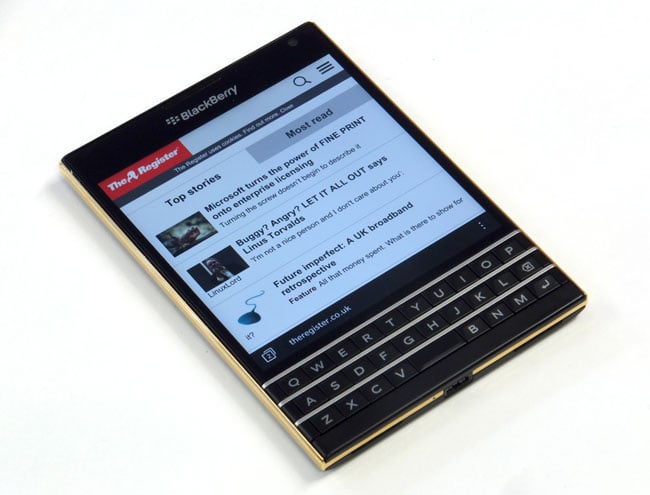 Gold Plate My BlackBerry Passport