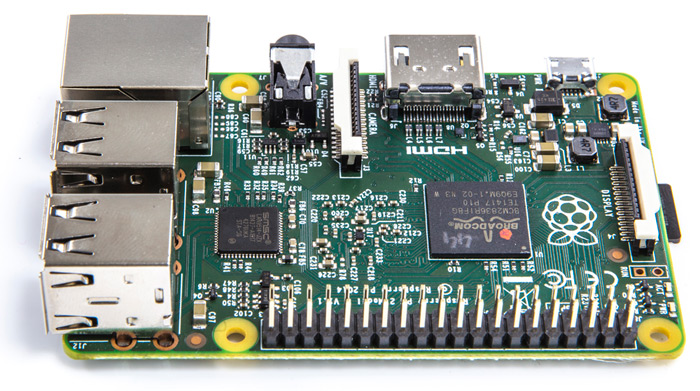 Another view of the Pi 2