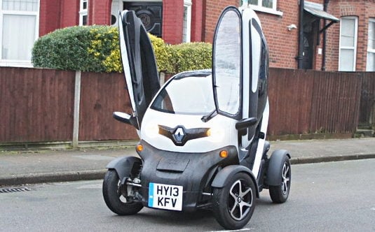 Renault Twizy with doors open by Simon Rockman