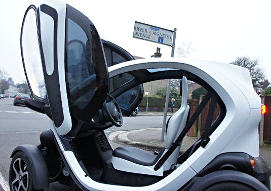 Renault Twizy through view by Simon Rockman