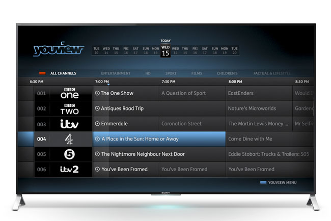 Sony Bravia with YouView