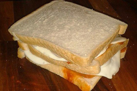 The finished sandwich