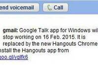 Google Talk shutdown notice