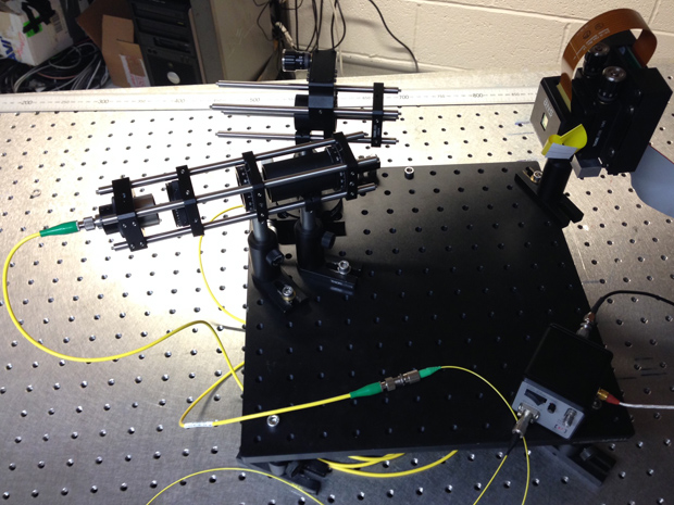 Oxford University's multi-gigabit visible light comms demo