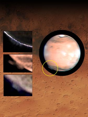 The mysterious plume in Mars' atmosphere