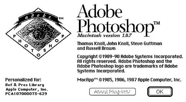 Adobe Photoshop v1