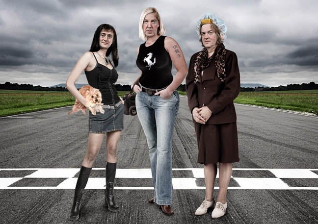 How Top Gear would look if it were presented by women. Artwork by stevecaplin.com for Radio Times