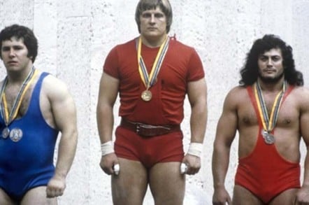 1980 olympics weight-lifting champs. By RIA Novosti archive, image #484445 / Dmitryi Donskoy / CC-BY-SA 3.0