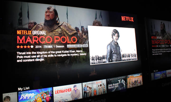 Marco Polo in 4K on Netflix