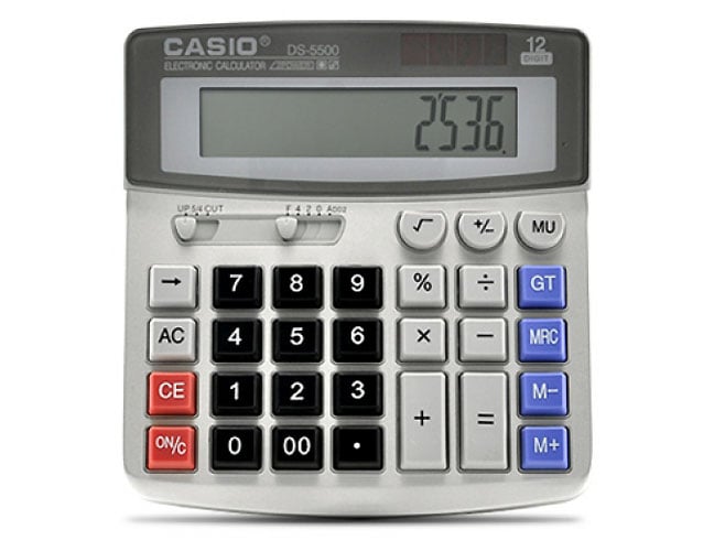 Calculator with built in GSM and microphone