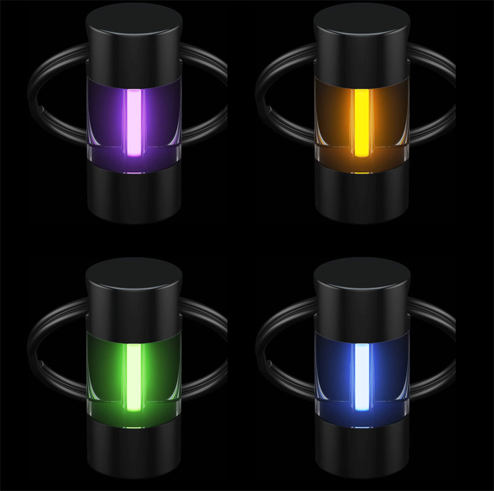 The four colours of mini glowring