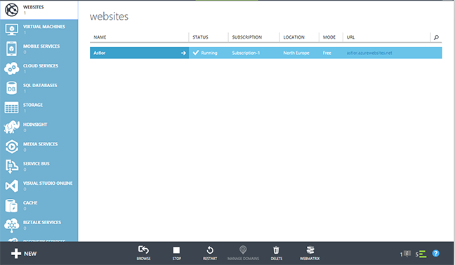 Azure Buttons screenshot