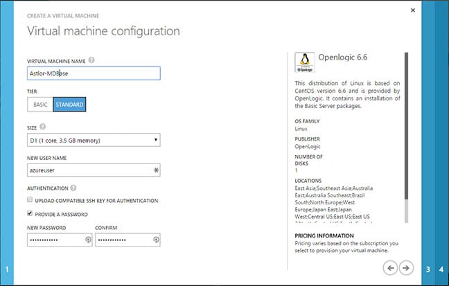 Create VM2 copy screenshot