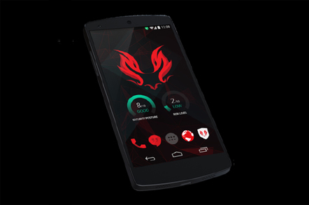 This black phone is a rival to Blackphone