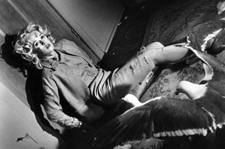 Alfred Hitchcock's The Birds movie still