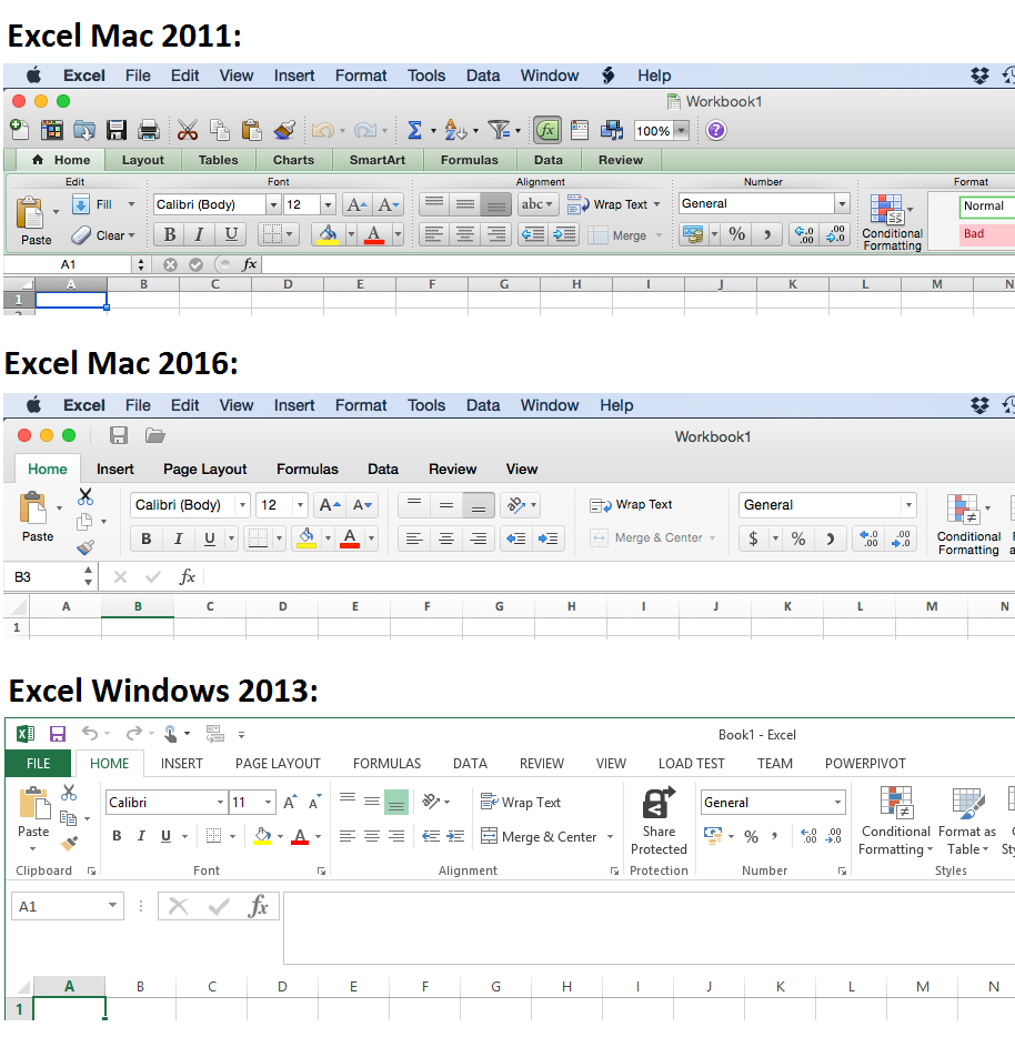 office excel 2016