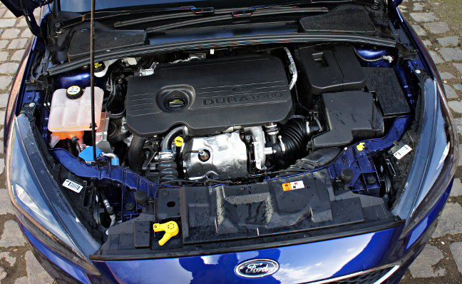 Ford Focus 1.5 Zetec engine. Pic: Simon Rockman