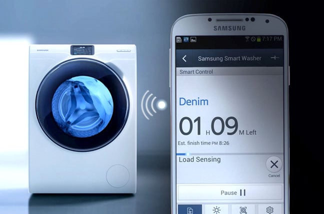 Samsung WW9000 series smart washing machine