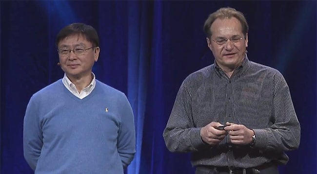 Foxconn's Foo-Ming Fu and HP's Alain Andreoli