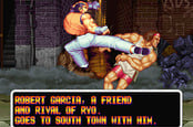 Art of Fighting video game two characters fightin