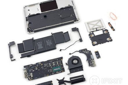 Torn down MacBook Pro