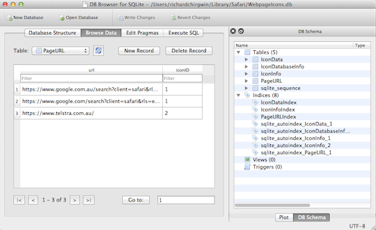 The Safary WebpageIcons database