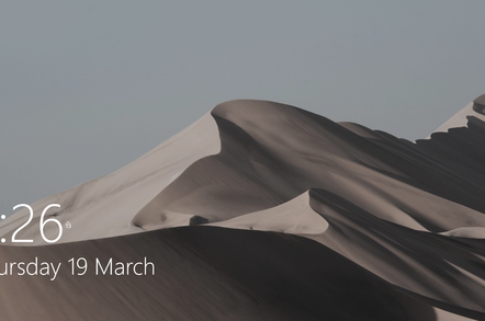 Windows 10 lock screen
