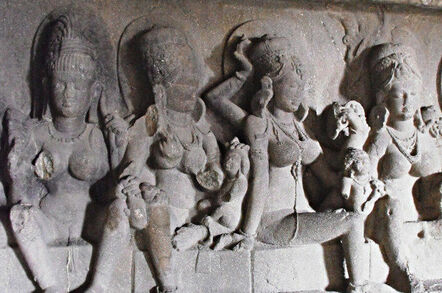 Ancient cave frieze. Pic: Leon Yaakov