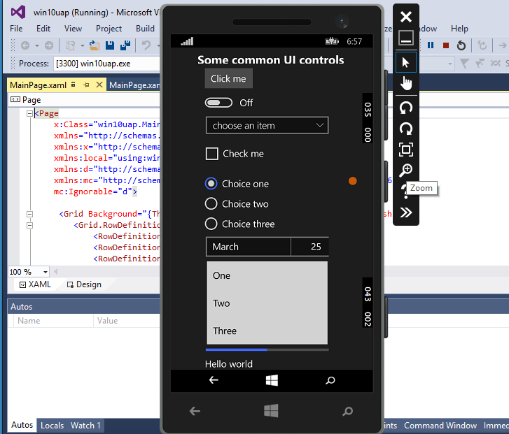 A Universal App on Windows Phone 10