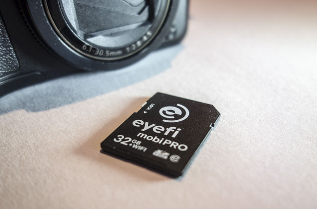 Eyefi Mobi Pro wireless SD card