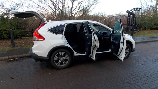 honda crv doors open